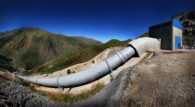potrubí hydroelektrárny